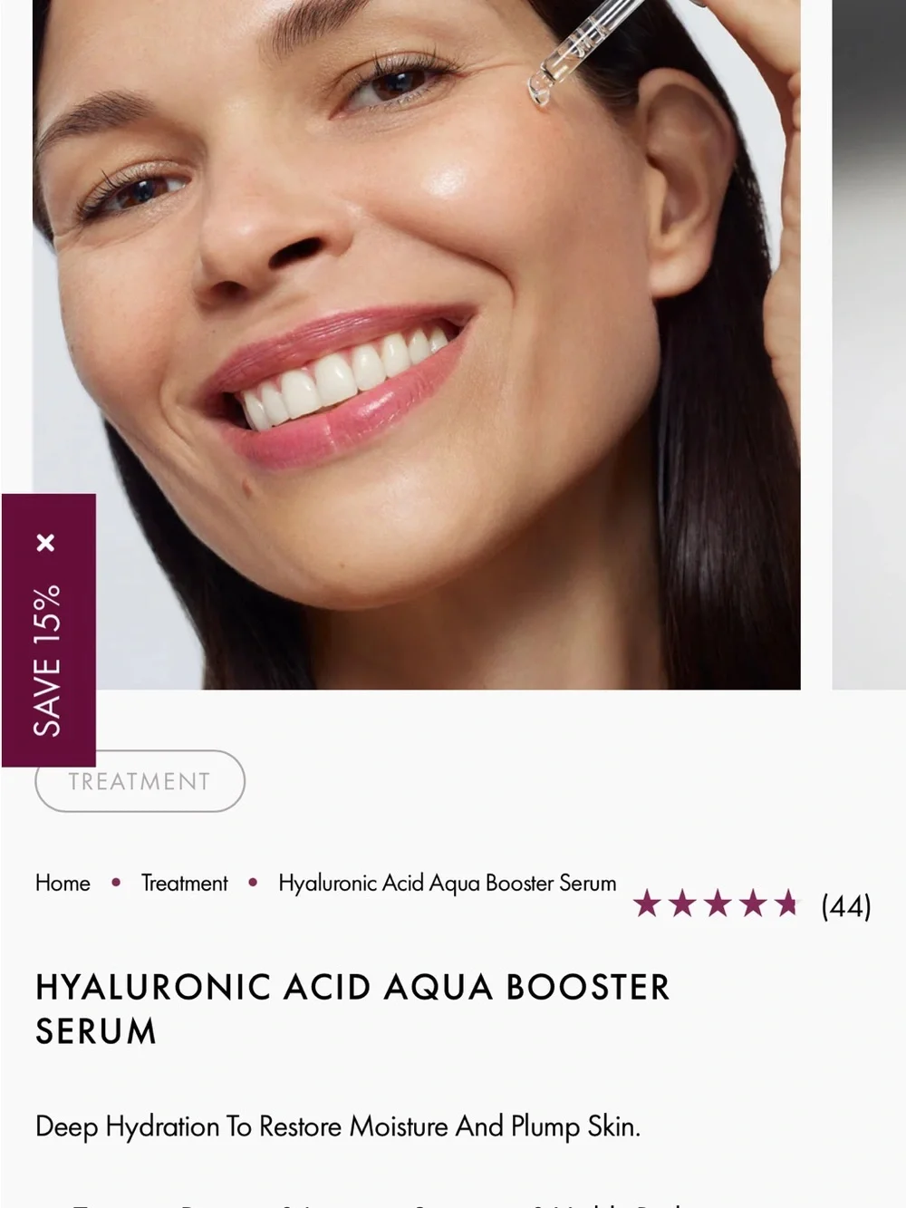 111SKIN Hyaluronic Acid Aqua Booster Serum - Silver